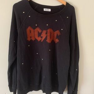 Lauren Moshi AC/DC Money Talks Crewneck size Large